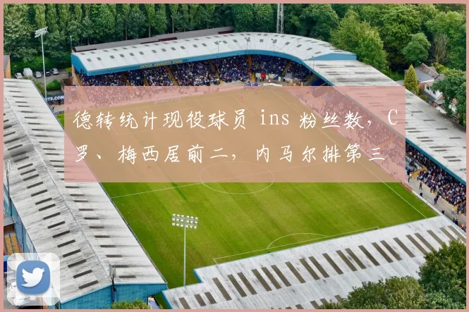 德转统计现役球员 ins 粉丝数，C罗、梅西居前二，内马尔排第三