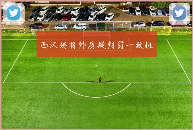 西汉姆将帅质疑判罚一致性
